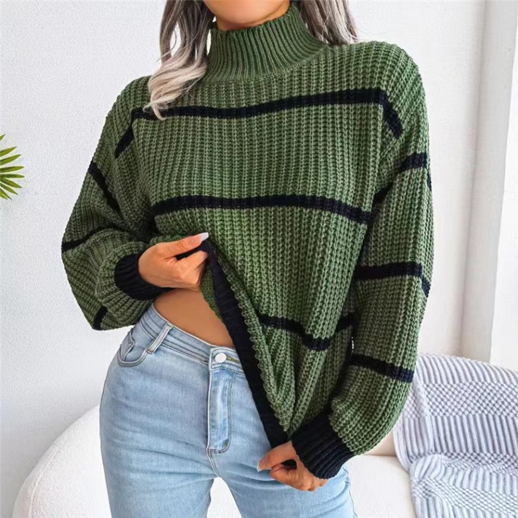 Half high collar Casual autumn and winter sweater