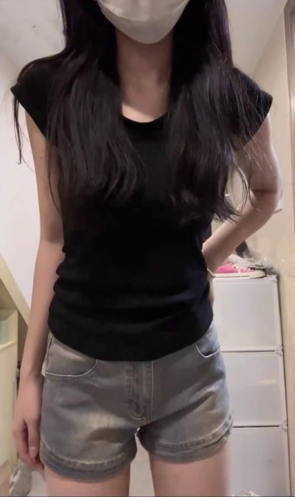 Cotton Korean style tops spicegirl short sleeve T-shirt