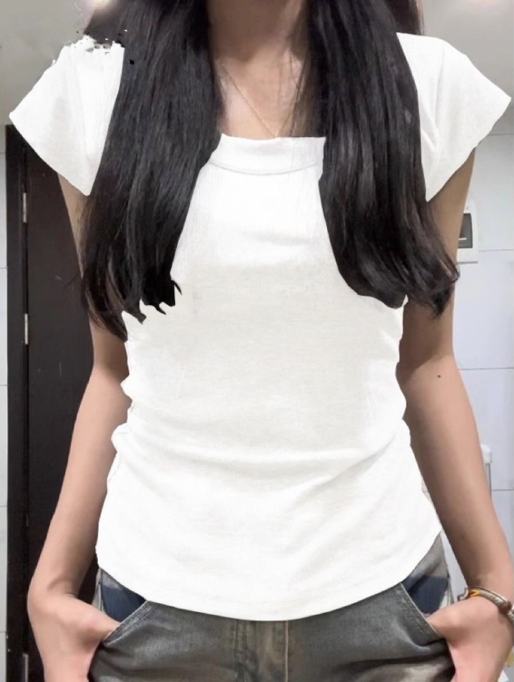 Cotton Korean style tops spicegirl short sleeve T-shirt