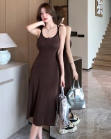 France style package hip dress slim strap dress for women