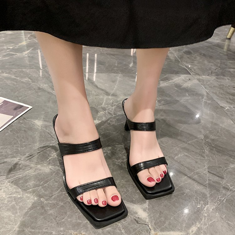 Fashion summer slippers fish mouth stilettos for women