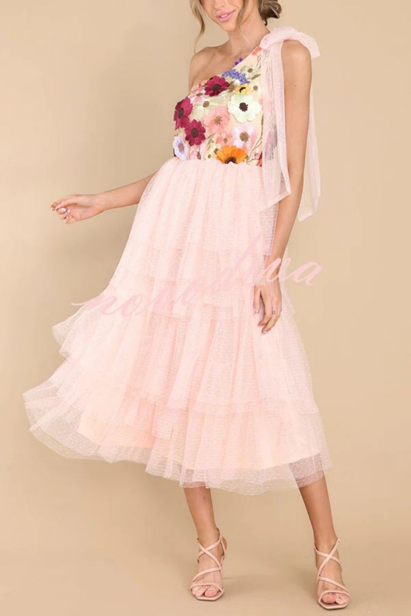 Spring and summer fashion gauze dress for women