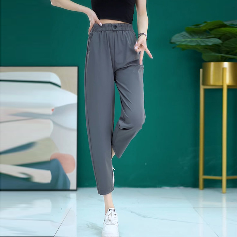 Summer wicking nine pants loose thin pants for women