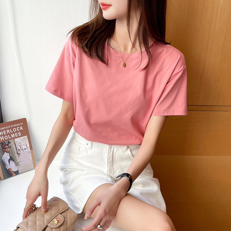 All-match short sleeve T-shirt simple student tops