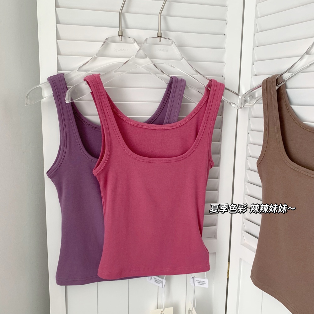 Small all-match simple large elasticity vest