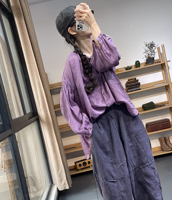Pure tops Japanese style shirt for women