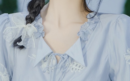 France style summer doll collar embroidery dress