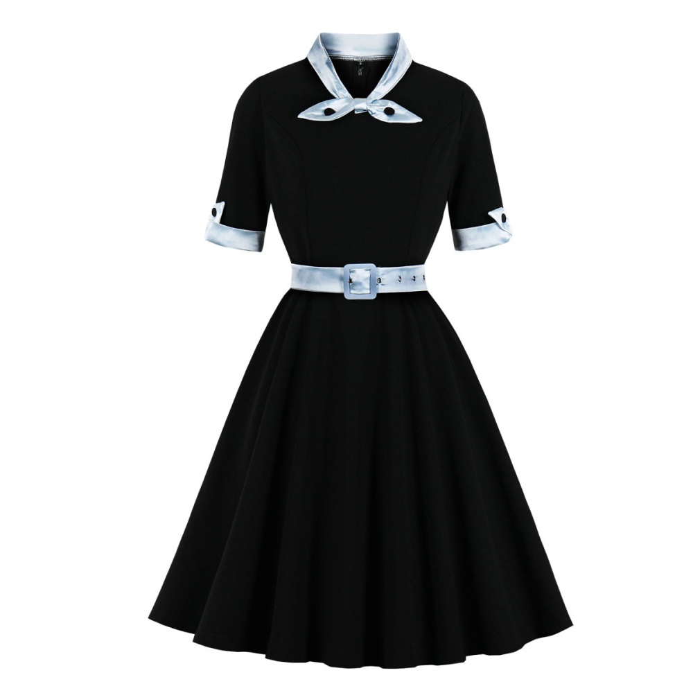 Large yard splice dress European style belt for women