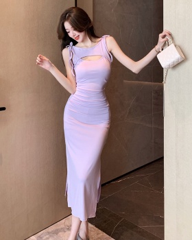 Slim dress package hip long dress for women