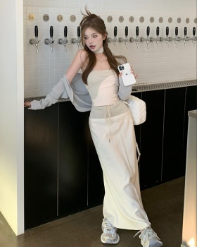 Casual fashion Korean style short skirt 3pcs set