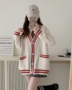 Loose lazy cardigan knitted coat for women