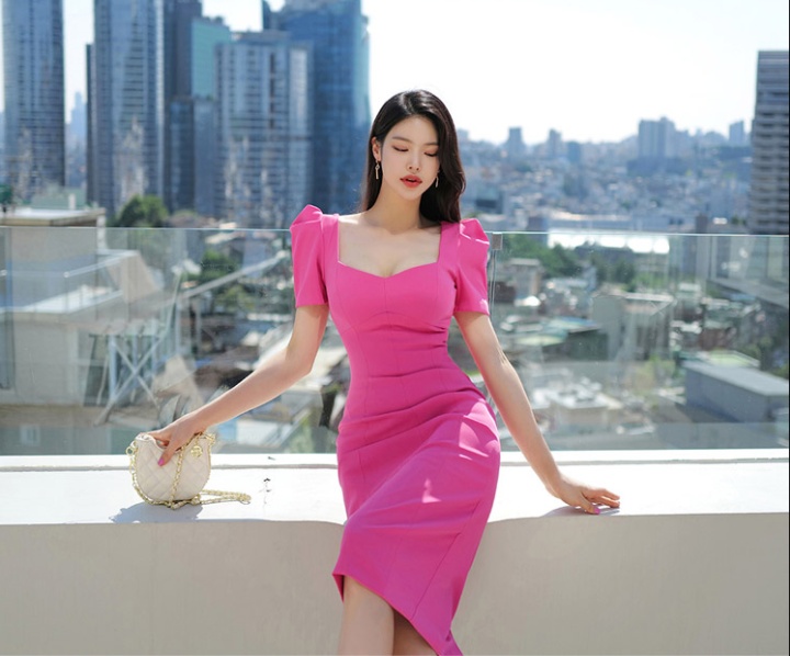 Package hip fashion temperament Korean style dress for women