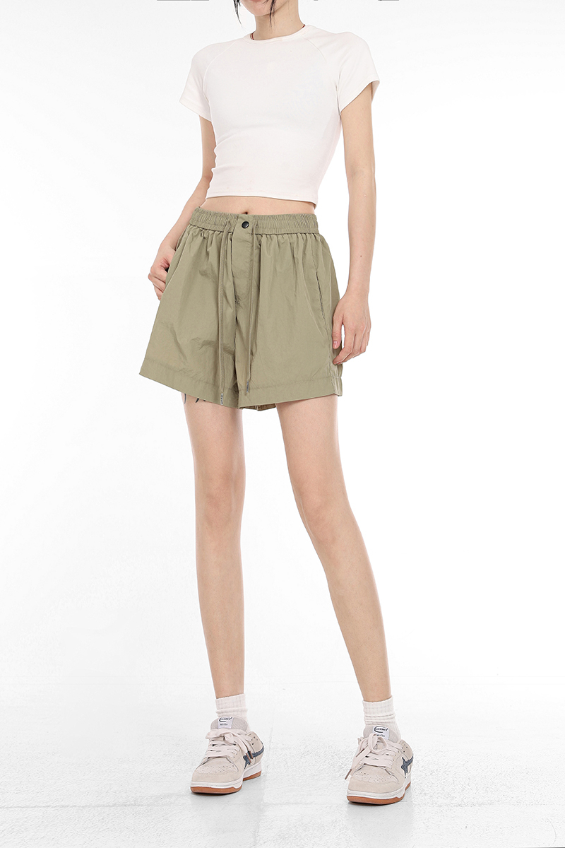 Summer loose work clothing straight shorts for women