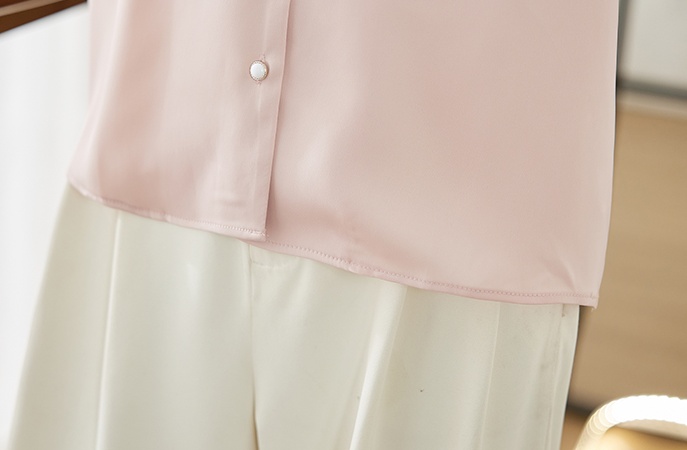 Frenum lantern sleeve shirt long sleeve niche tops