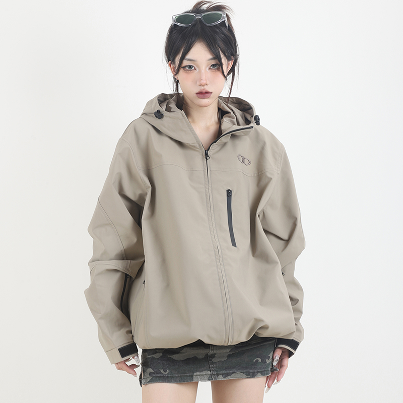 Windproof couples jacket autumn Casual coat for women