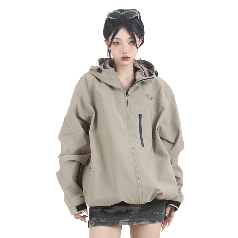 Windproof couples jacket autumn Casual coat for women