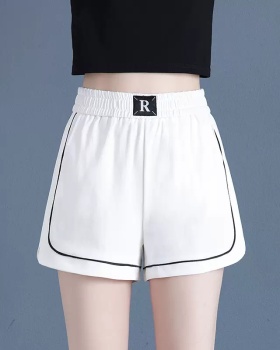 White black sweatpants thin summer pants for women