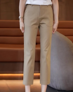 Thin casual pants nine tenths suit pants for women