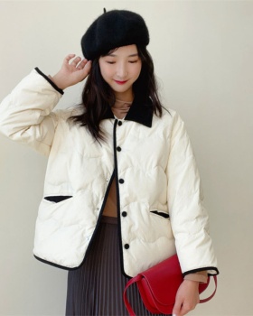 Fashion light cotton coat Korean style coat for women