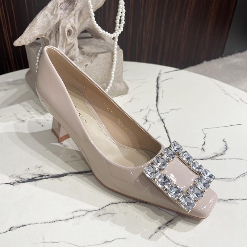 Temperament high-heeled shoes rhinestone shoes for women