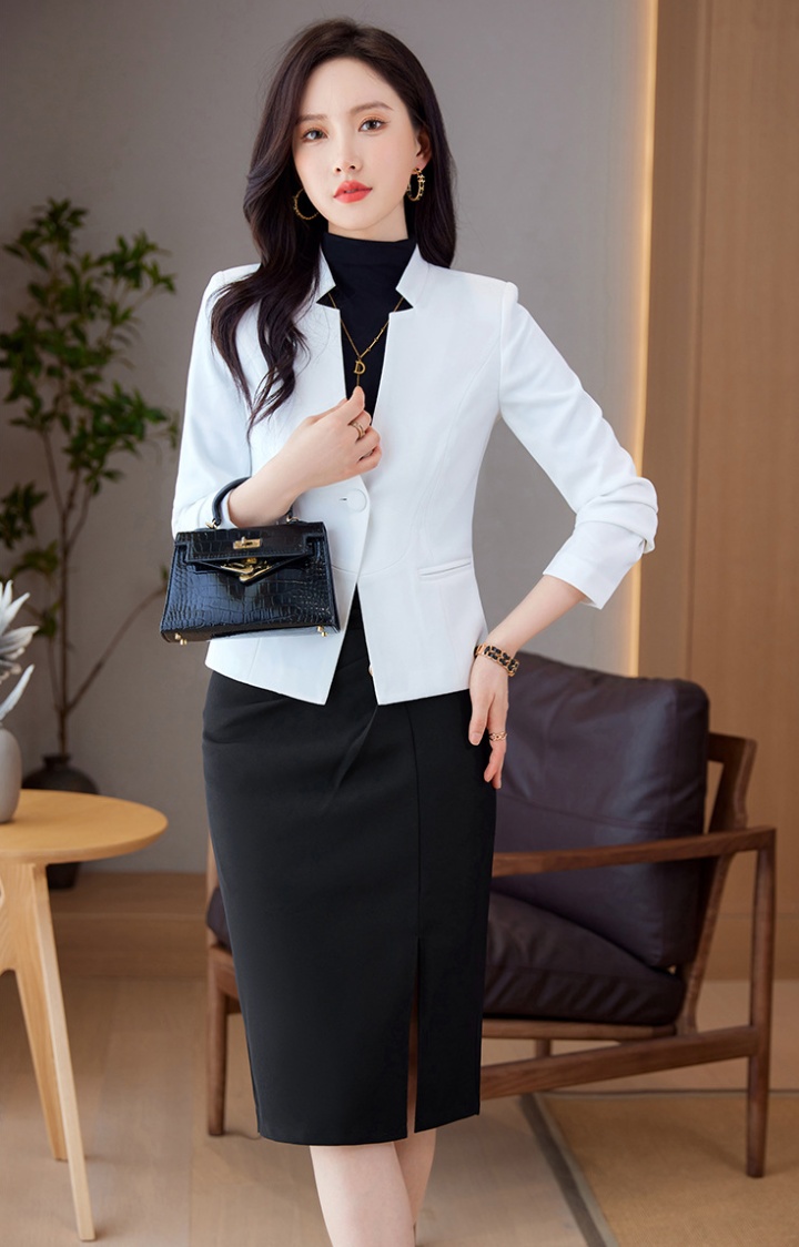 Spring and autumn business suit overalls skirt 2pcs set