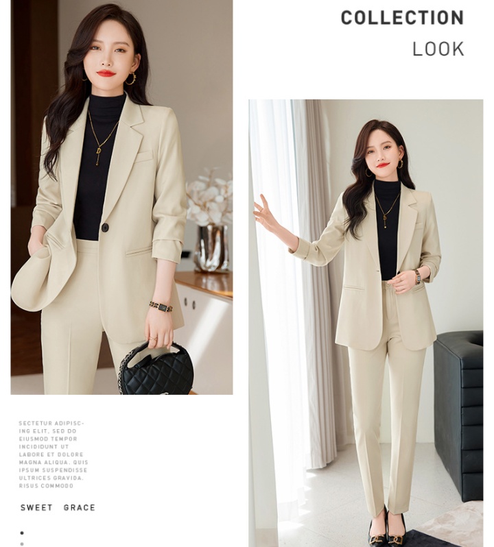 Casual fashion business suit 2pcs set for women