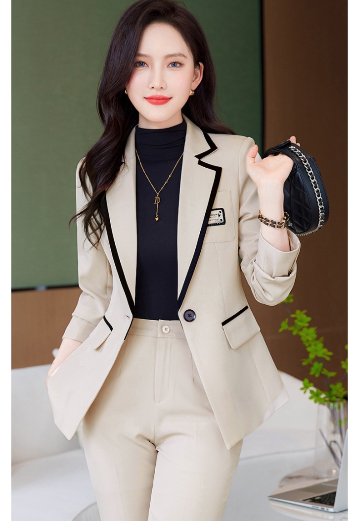 Fashion coat temperament business suit 2pcs set