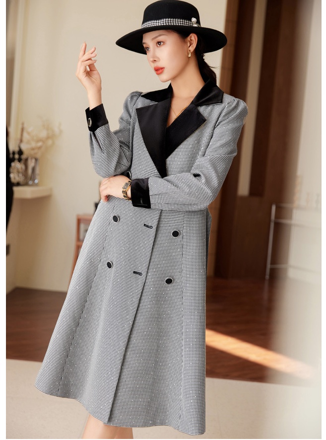 Large yard fashion overcoat temperament winter coat