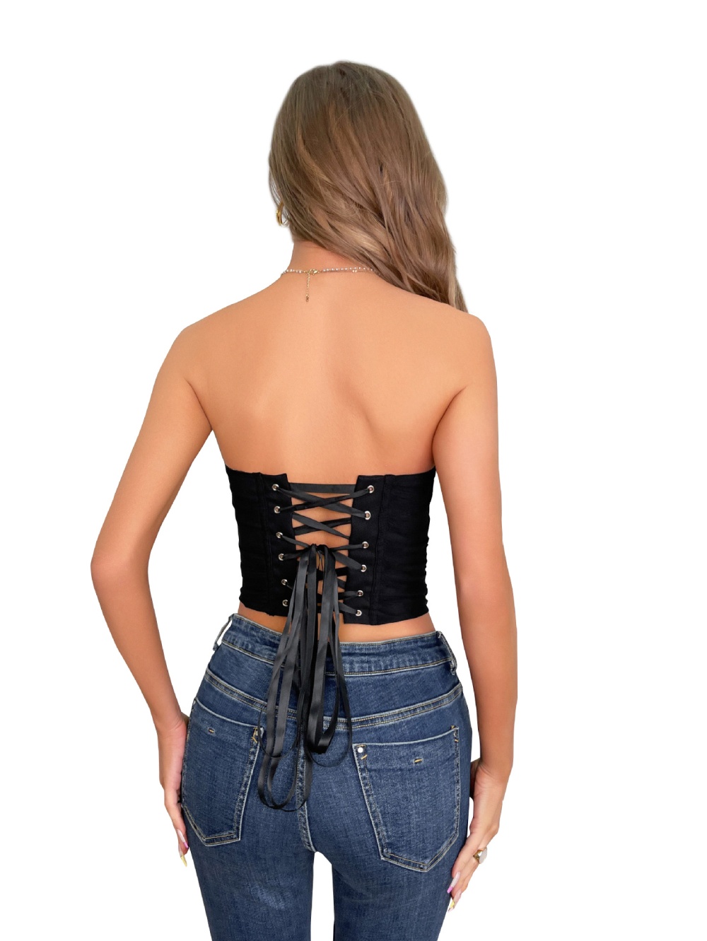 Wears outside hold abdomen vest short corset