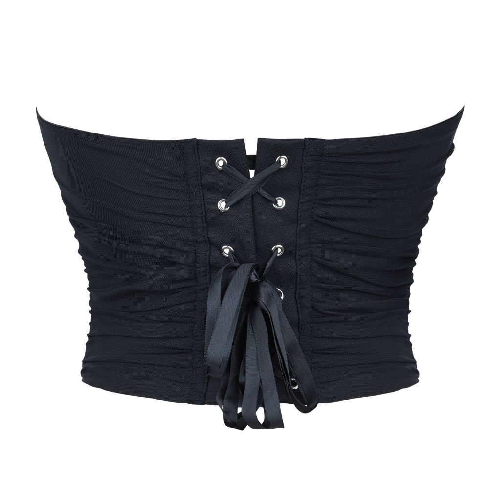 Wears outside hold abdomen vest short corset
