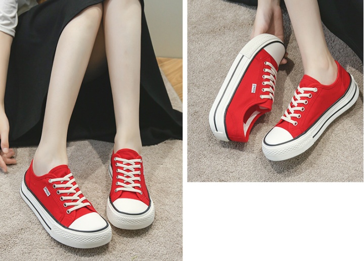 Korean style canvas shoes fashion shoes for women