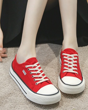 Korean style canvas shoes fashion shoes for women