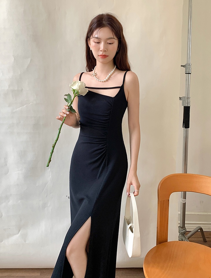 Pure summer bottoming sling long sexy dress