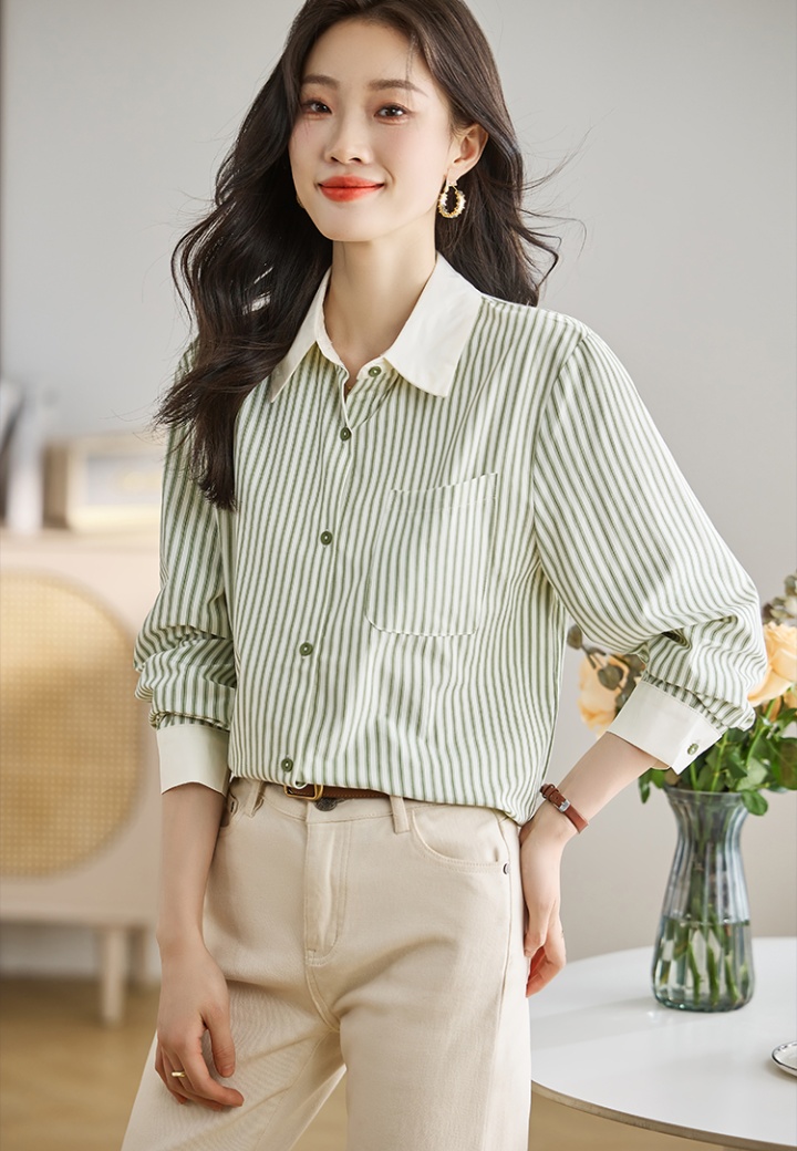 Chiffon tops spring and autumn shirt for women