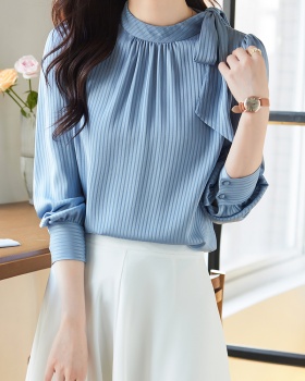 Spring and autumn profession tops niche long sleeve shirt