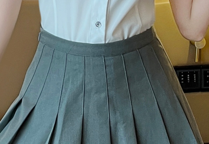 Pleated skirt sexy school uniforms a set