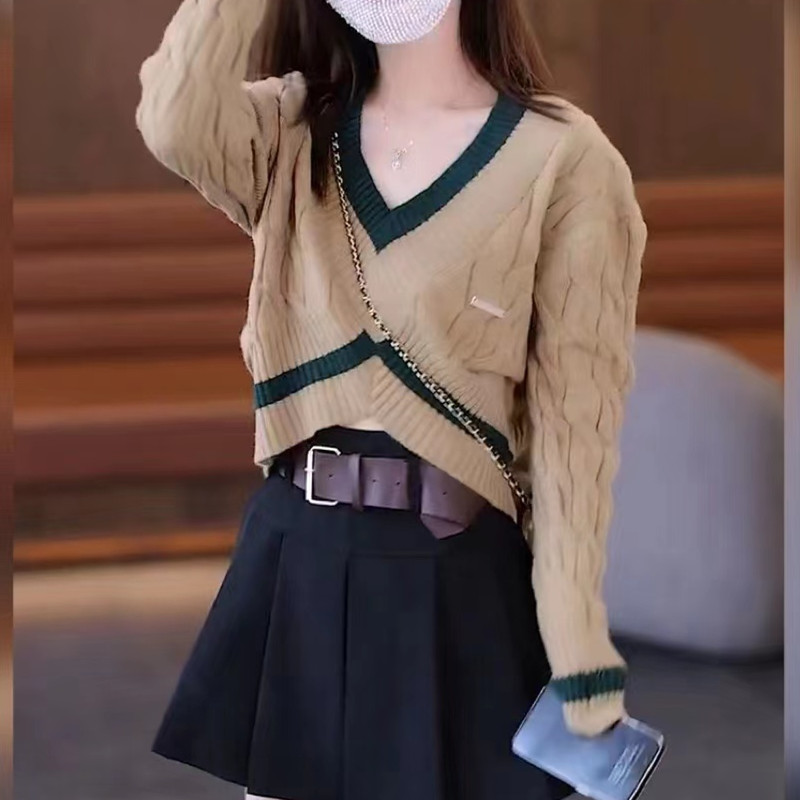 Korean style autumn and winter sweater lazy coat for women