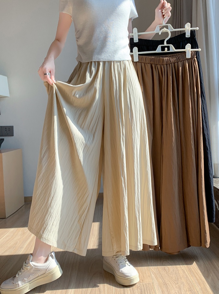 Lazy thin wide leg pants slim pants for women