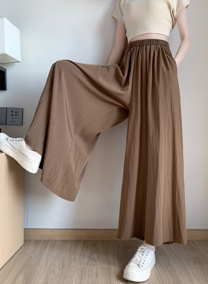 Lazy thin wide leg pants slim pants for women