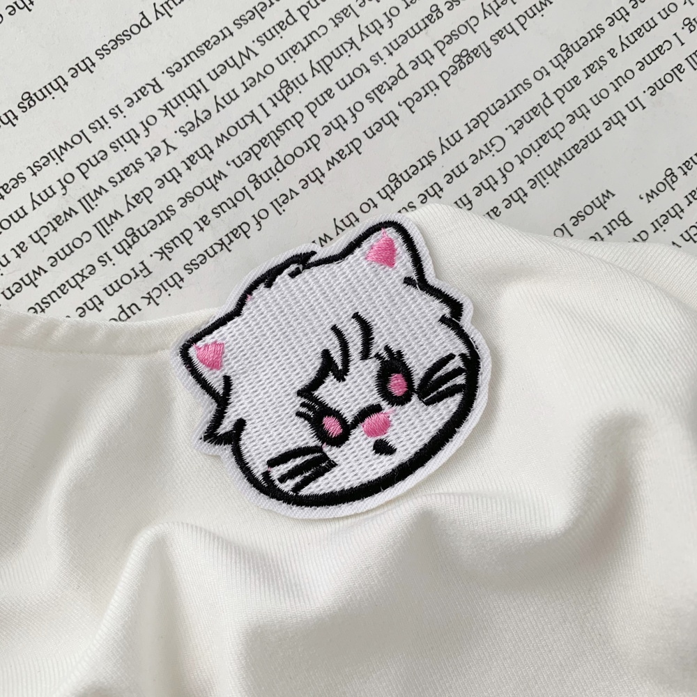 Cat hooded cartoon tops slim Casual vest