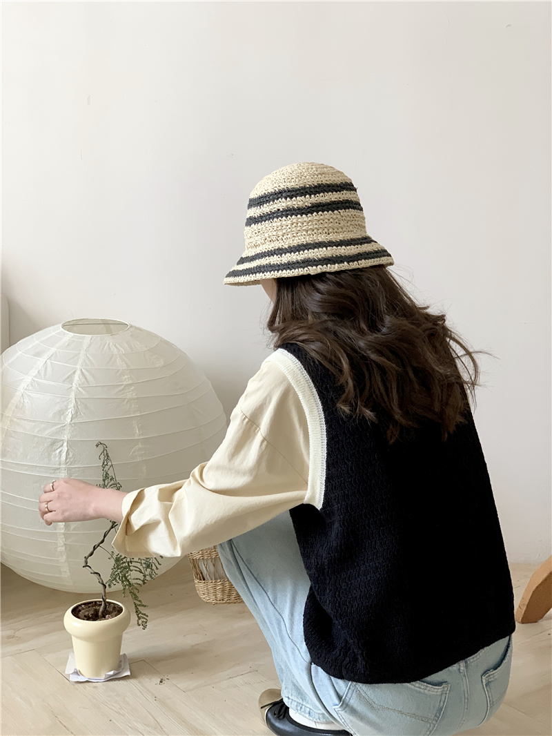 Autumn and winter Korean style tops knitted waistcoat for women