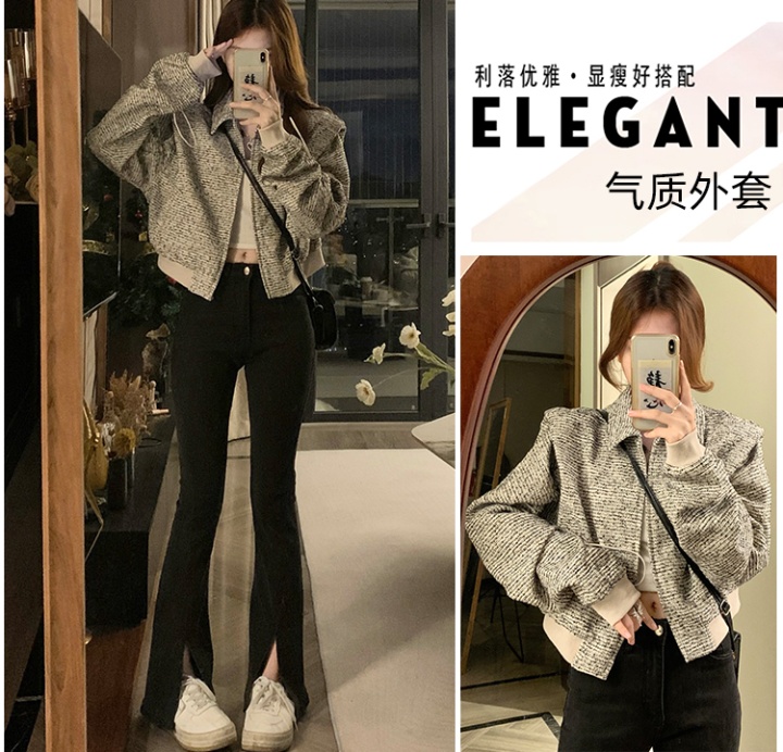 Fashion and elegant Casual jacket niche tops for women