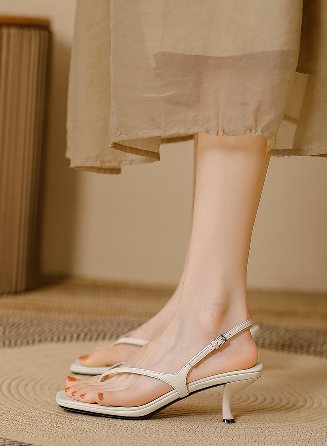 High-heeled sandals summer slippers for women