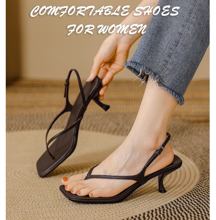 High-heeled sandals summer slippers for women