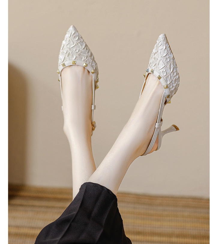 Pointed high-heeled shoes summer shoes for women