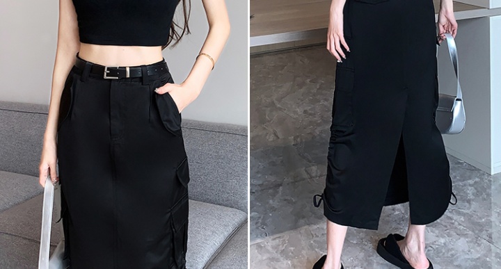 Casual skirt short sleeve work clothing 2pcs set