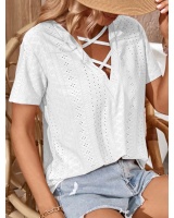 Cross European style tops spring and summer T-shirt