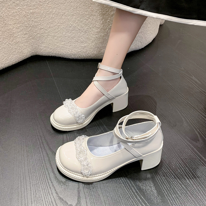 Small shoes retro high-heeled shoes for women