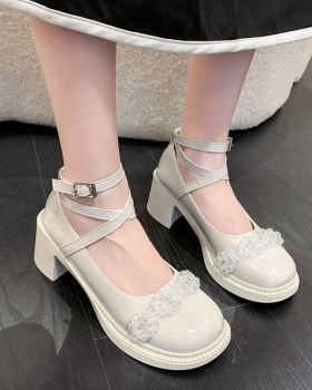 Small shoes retro high-heeled shoes for women