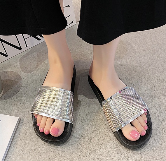 European style shoes colors slippers for women